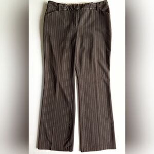 A. Byer Black Pinstripe Pants